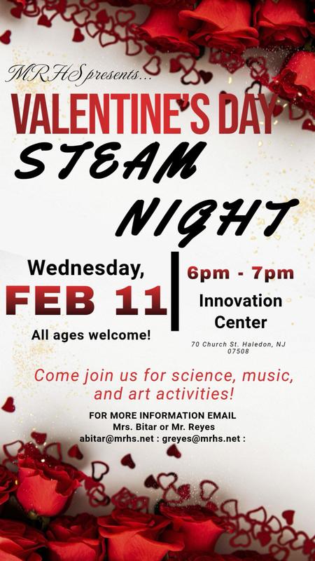 MRHS Valentines Day STEAM Night! 2-11-26