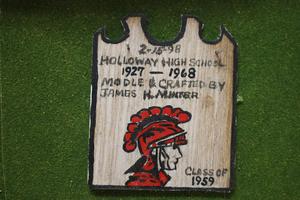 Diorama of Holloway completed by former student.