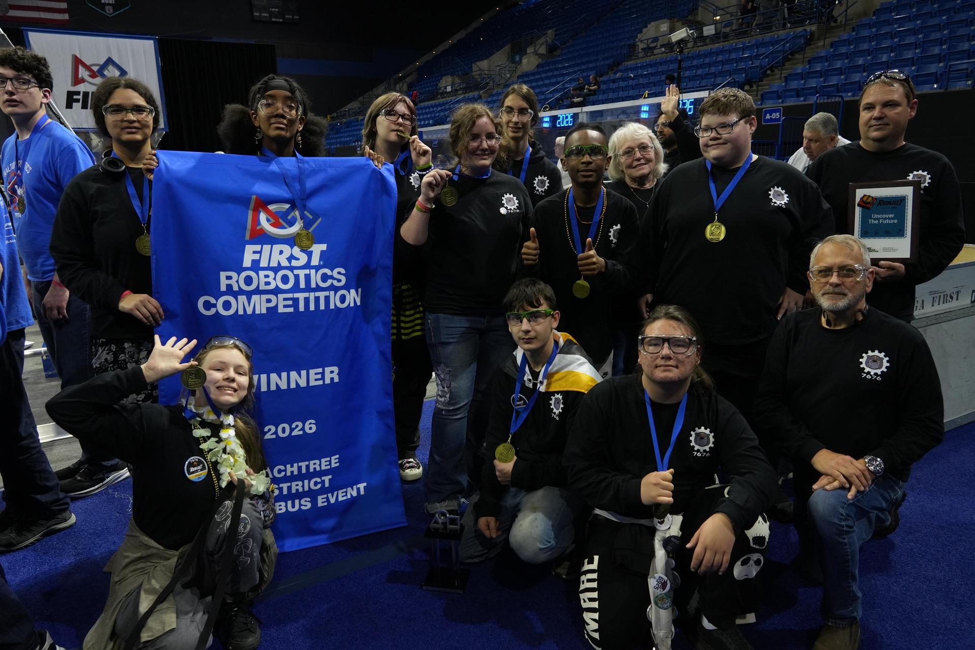 THS Robodogs - Winning alliance at PCH District Columbus event