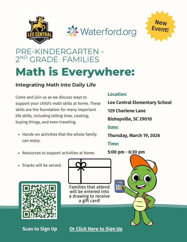 Lee Central Math is Everywhere