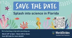 Florida Science Trip Flyer- June 2027