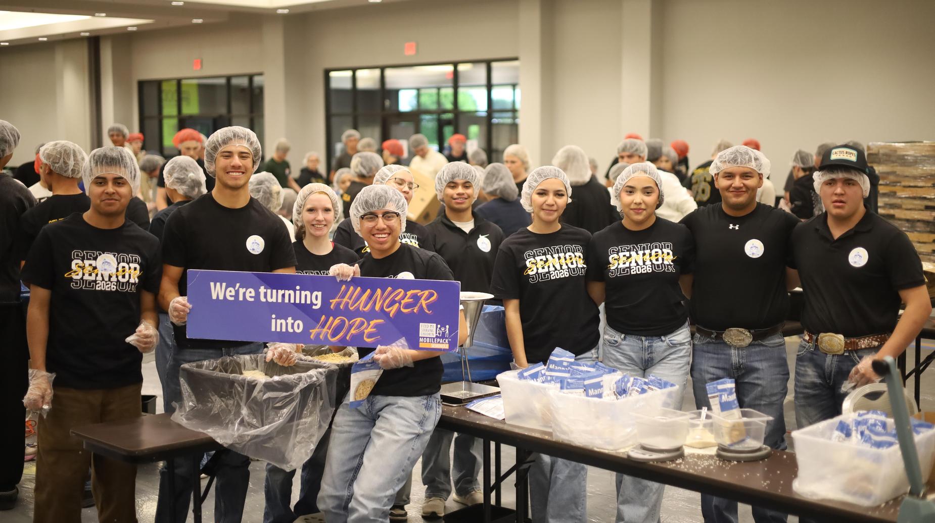 SHS seniors participating at Feed My Staving Children
