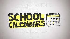 2019 - 2020 School Calendars Approved