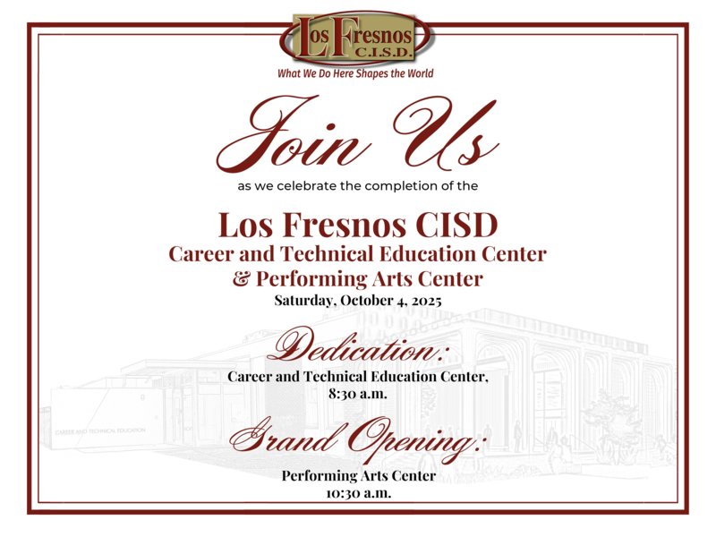 LFCISD Join us for PAC Innaguration