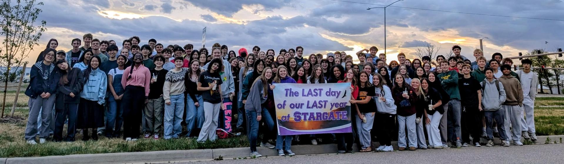 Class of 2026 at Senior Sunset