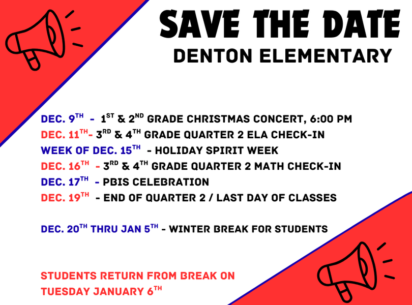 December save the dates