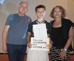 Geography Bee winner Jasper Scoates