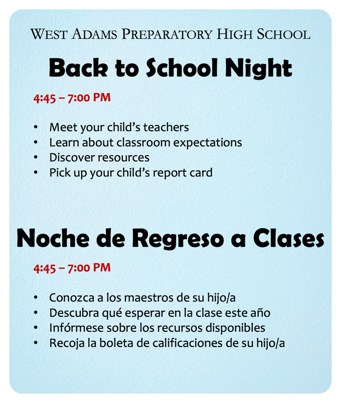 Back to School Night
