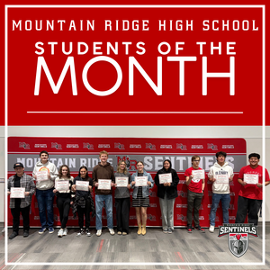 November Students of the Month: Celebrating Sentinels who lift the Mountain Ridge community.