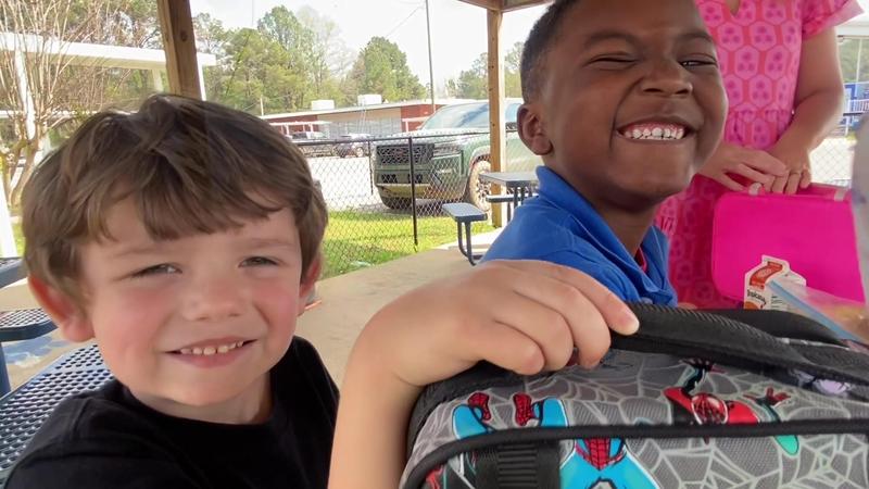 Southeast Elementary PreK Students Big Smiles