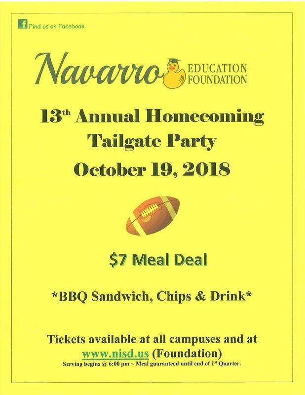Flyer for tailgate party