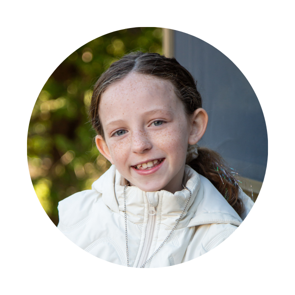 Center School student enjoying the day