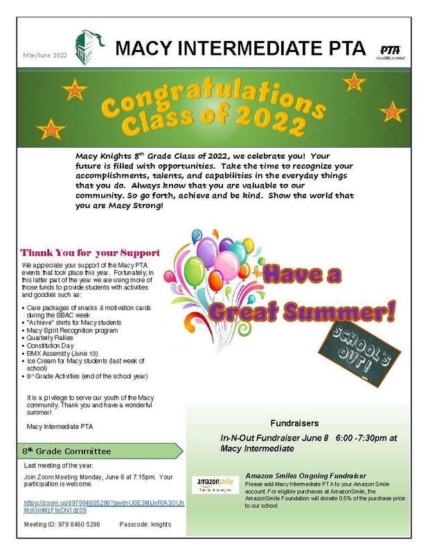 PTA Newsletter (May-June)