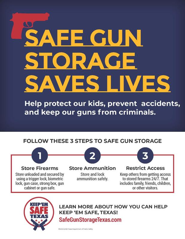 Safe Gun Storage Reminder Featured Photo
