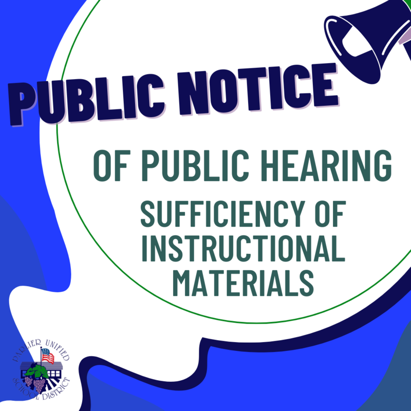 NOTICE OF PUBLIC HEARING | AVISO DE AUDIENCIA PÚBLICA