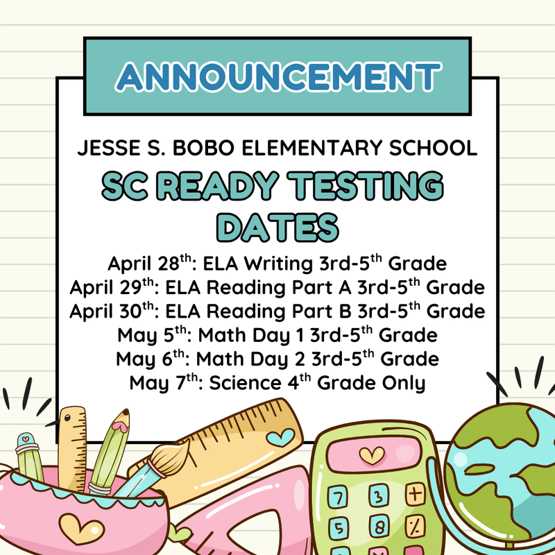 Testing Dates