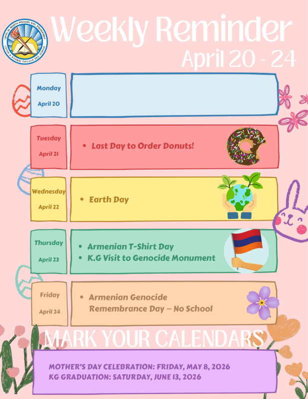 Weekly Reminder Featured Photo