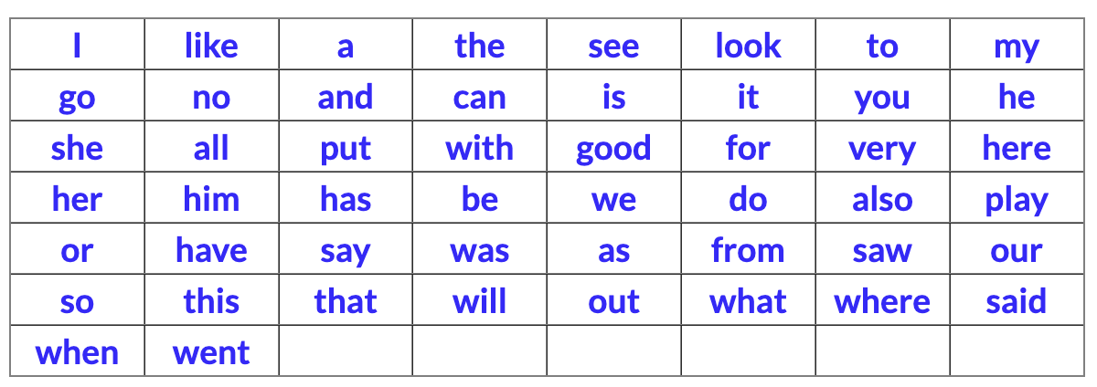 Sight word