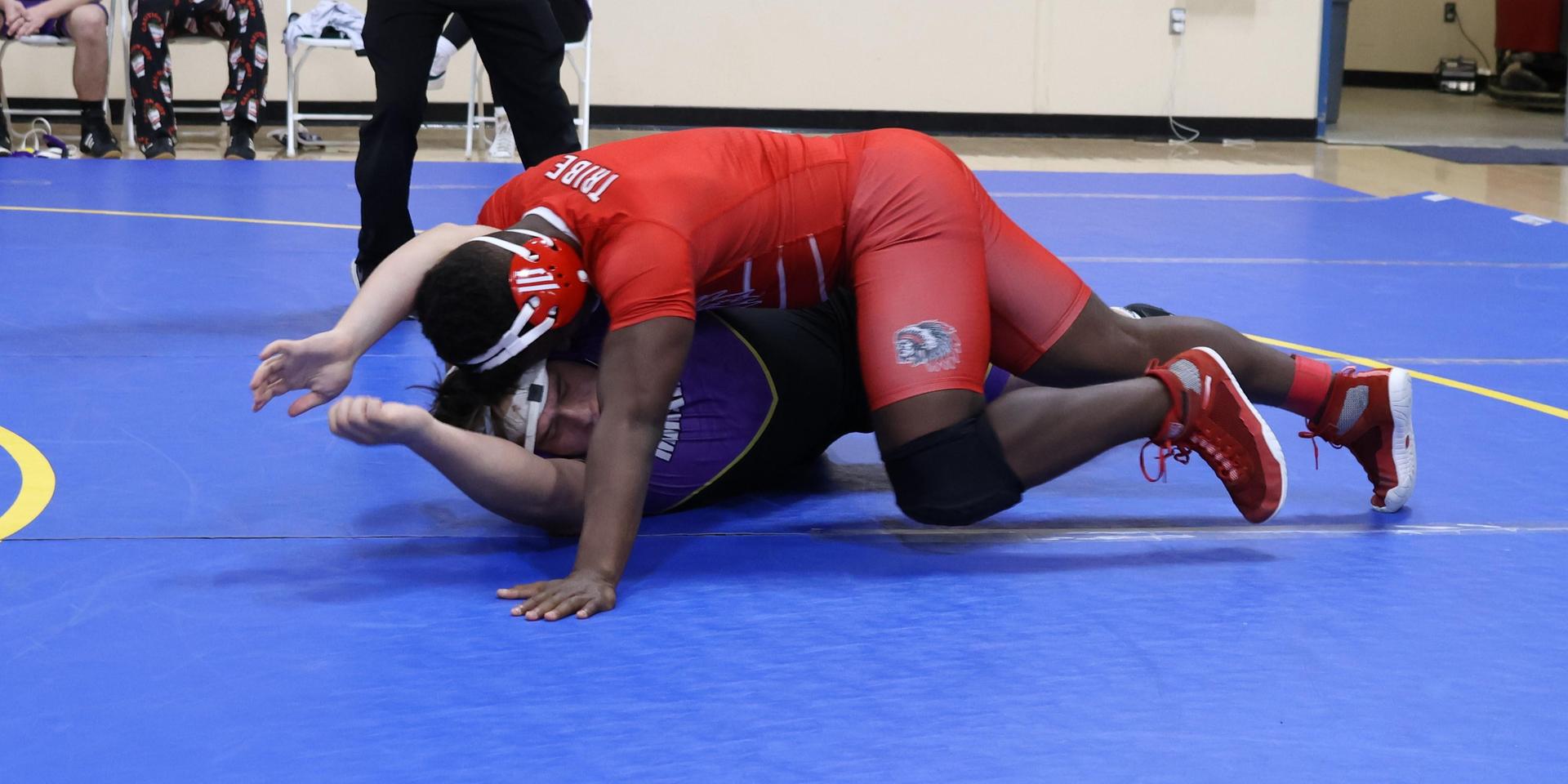wrestlers in action at parlier