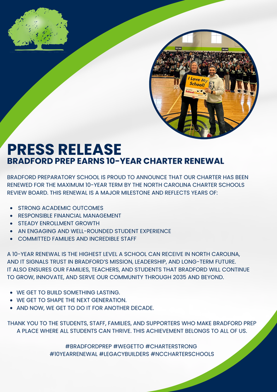 Press release to announce 10 year charter renewal
