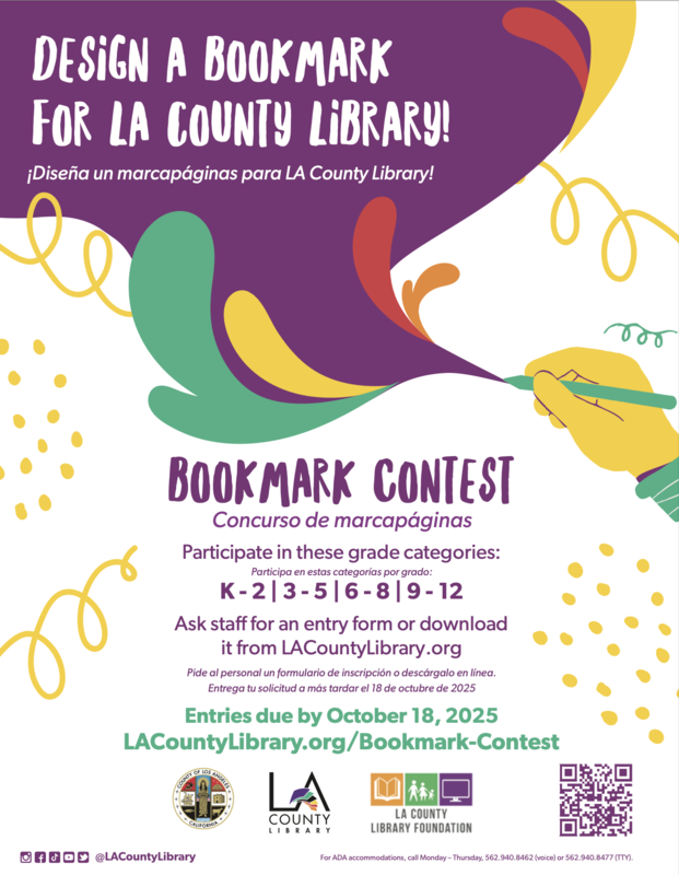 Bookmark Contest! / Concurso de Marcapáginas!