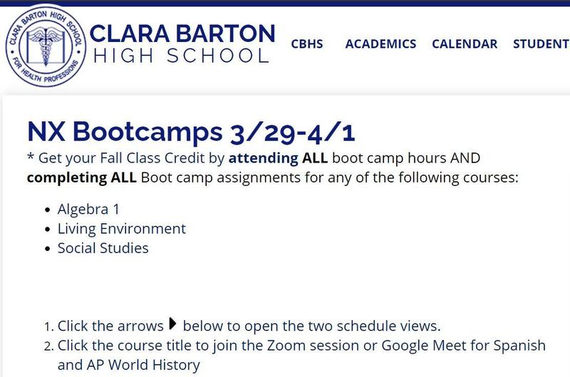 Spring Recess - NX Boot Camps Featured Photo