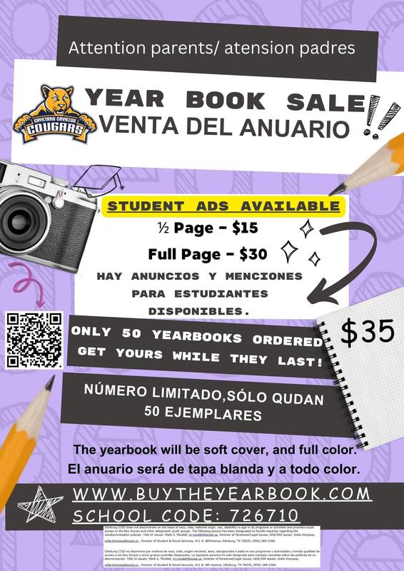 Yearbook is available at www.buytheyearbook.com