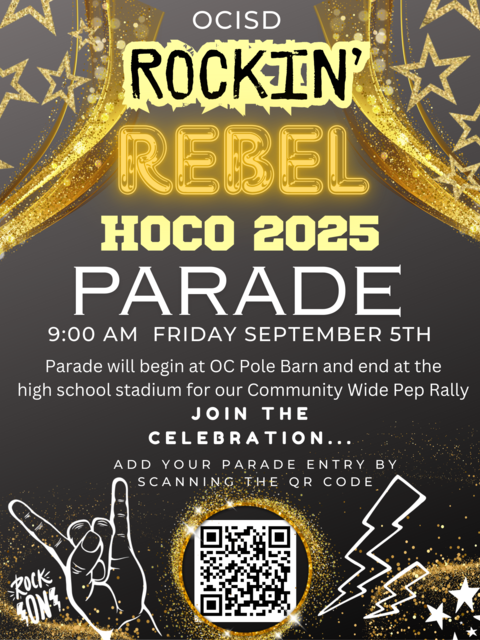 HOMECOMING PARADE FLYER
