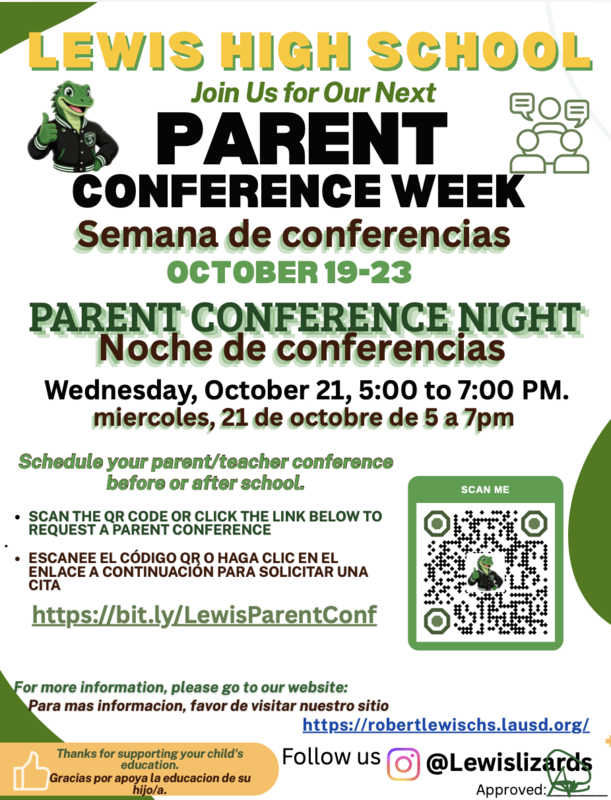 Parent Conference Week