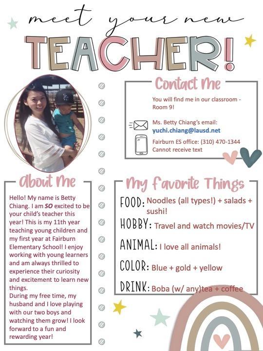 meet the teacher