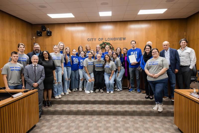 SH Volleyball Recognized by City Council