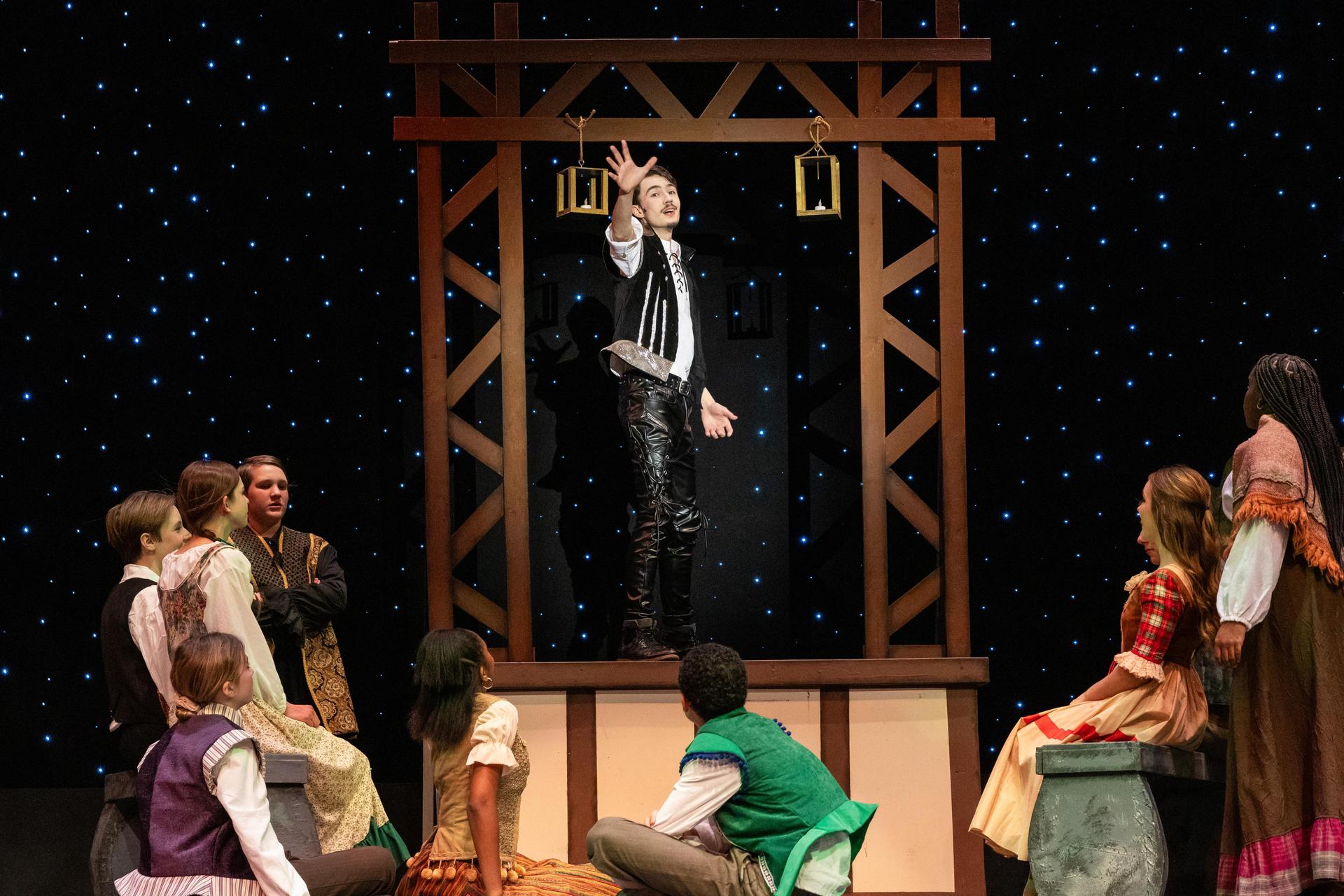 A scene from Something Rotten, Jr.