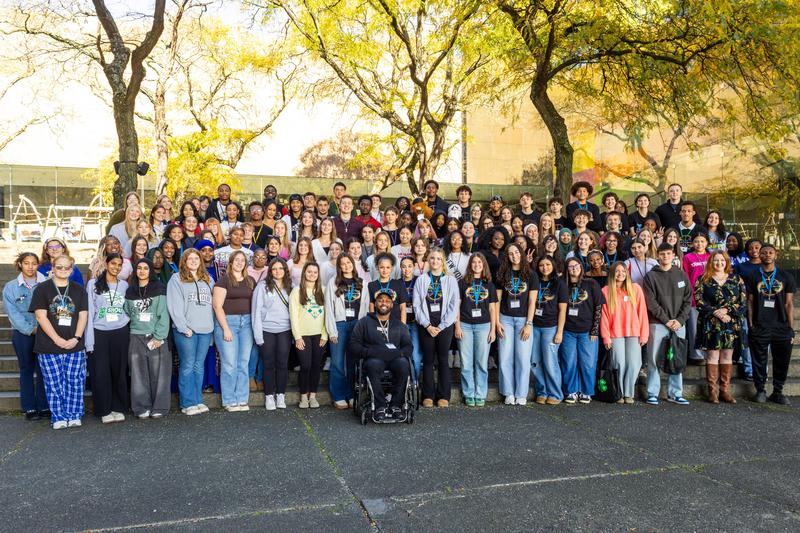 Student Summit leaders pose for a photo