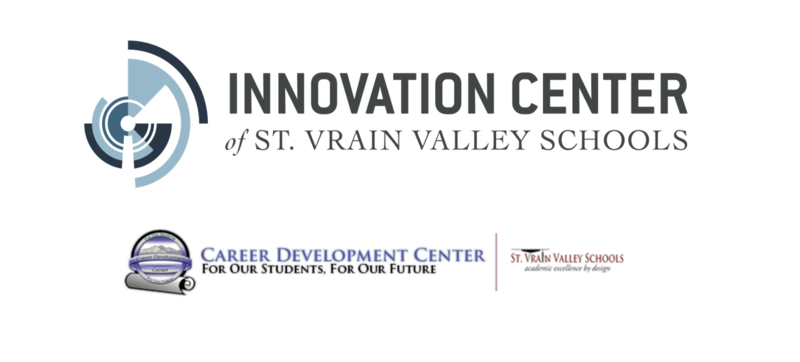Logos for Innovation Center and career development center