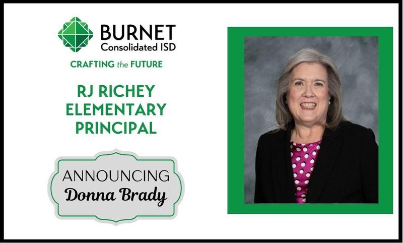 Announcing Donna Brady - RJ Richey Elementary Principal Featured Photo