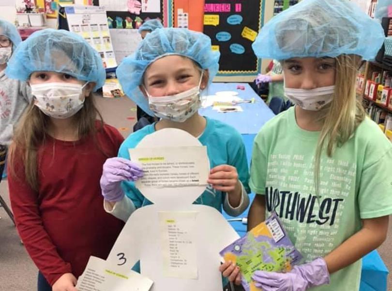 “Surgical Residents” spent the day learning about non-fiction text features.