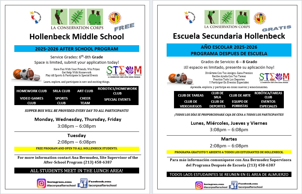 LACC Program Flyer