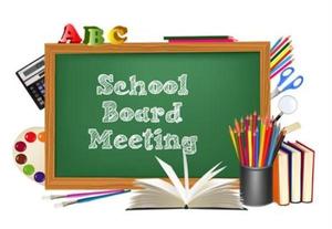 school board meeting graphic
