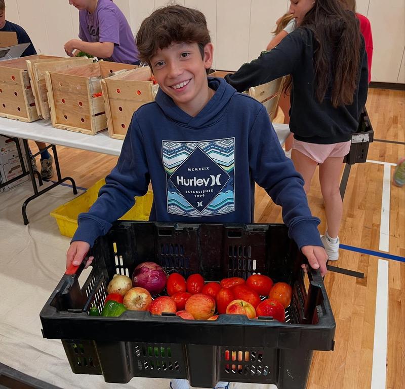 Service project on Upper School day