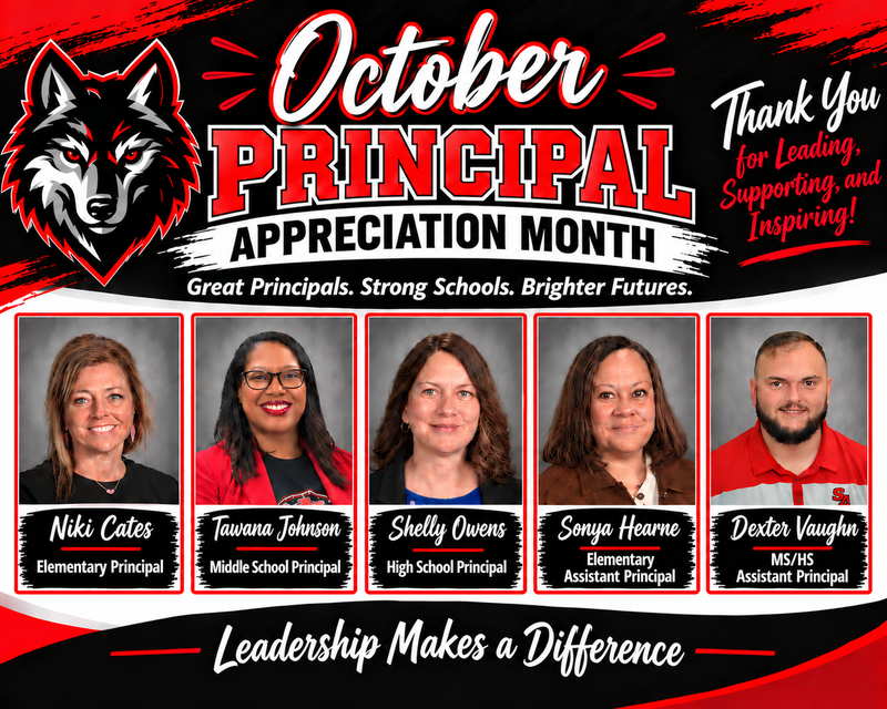Principal Appreciation Month is OCTOBER!