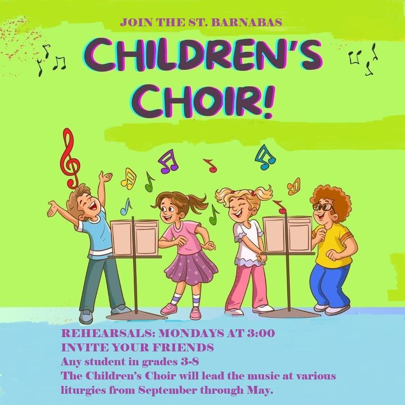 Registration Open for the Children's Choir Featured Photo