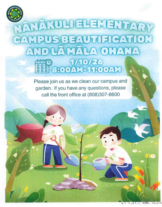 January Campus Beautification Featured Photo