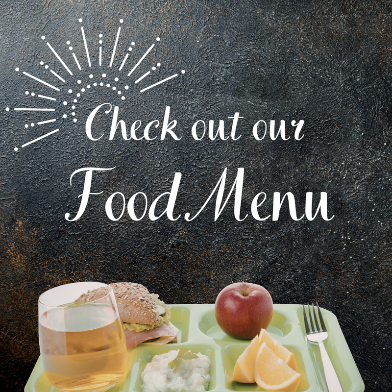 Check out our food menu