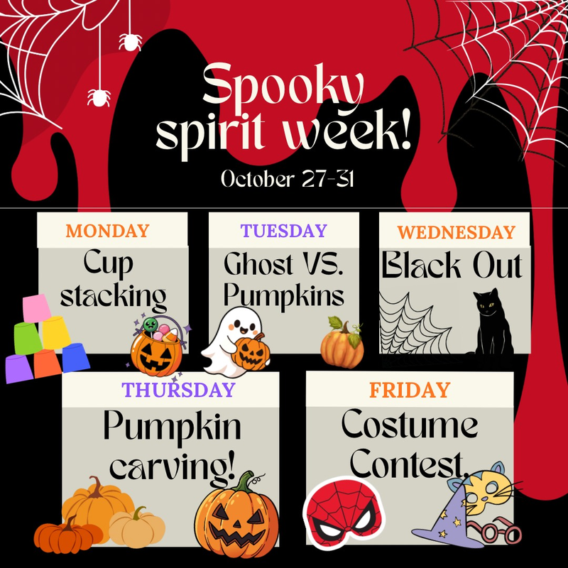 Spooky Spirit Week