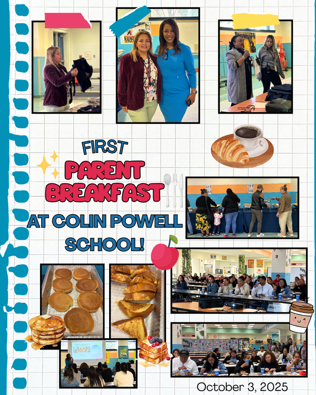 Parent Breakfast at Colin Powell School