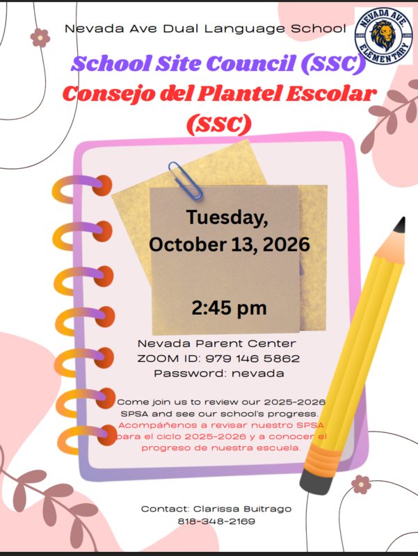 SSC Meeting/ Consejo del Plantel Escolar (SSC) Featured Photo