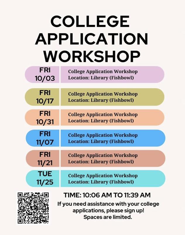 College Application Workshops