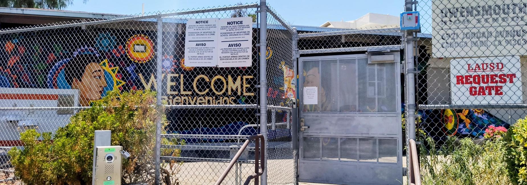Front Gate of Owensmouth High School