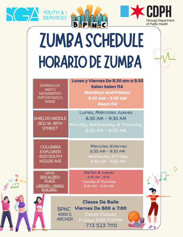 schedules/ horarios