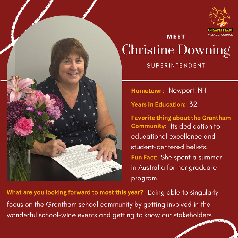 Christine Downing is officially appointed as superintendent